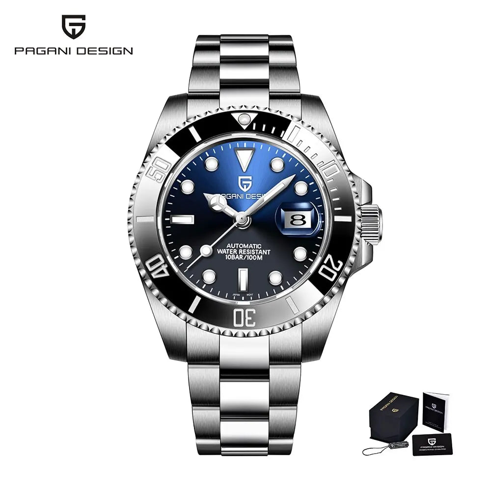 New 40mm Men Automatic Mechanical Watches Men Luxury