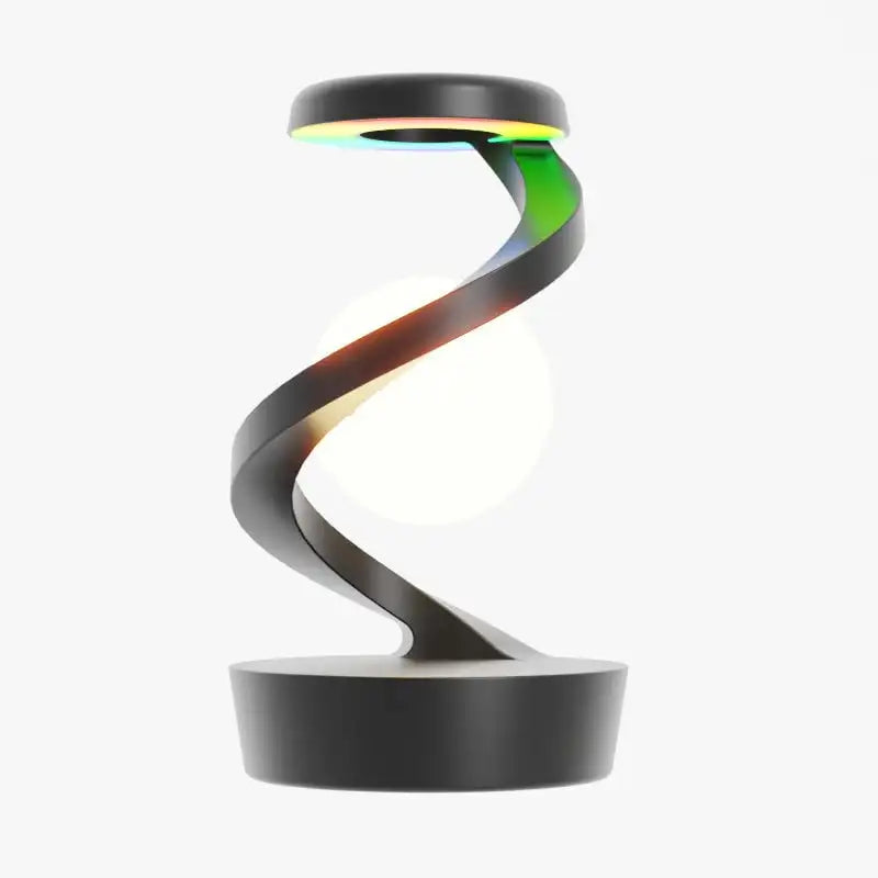 Rotating moon desk lamp