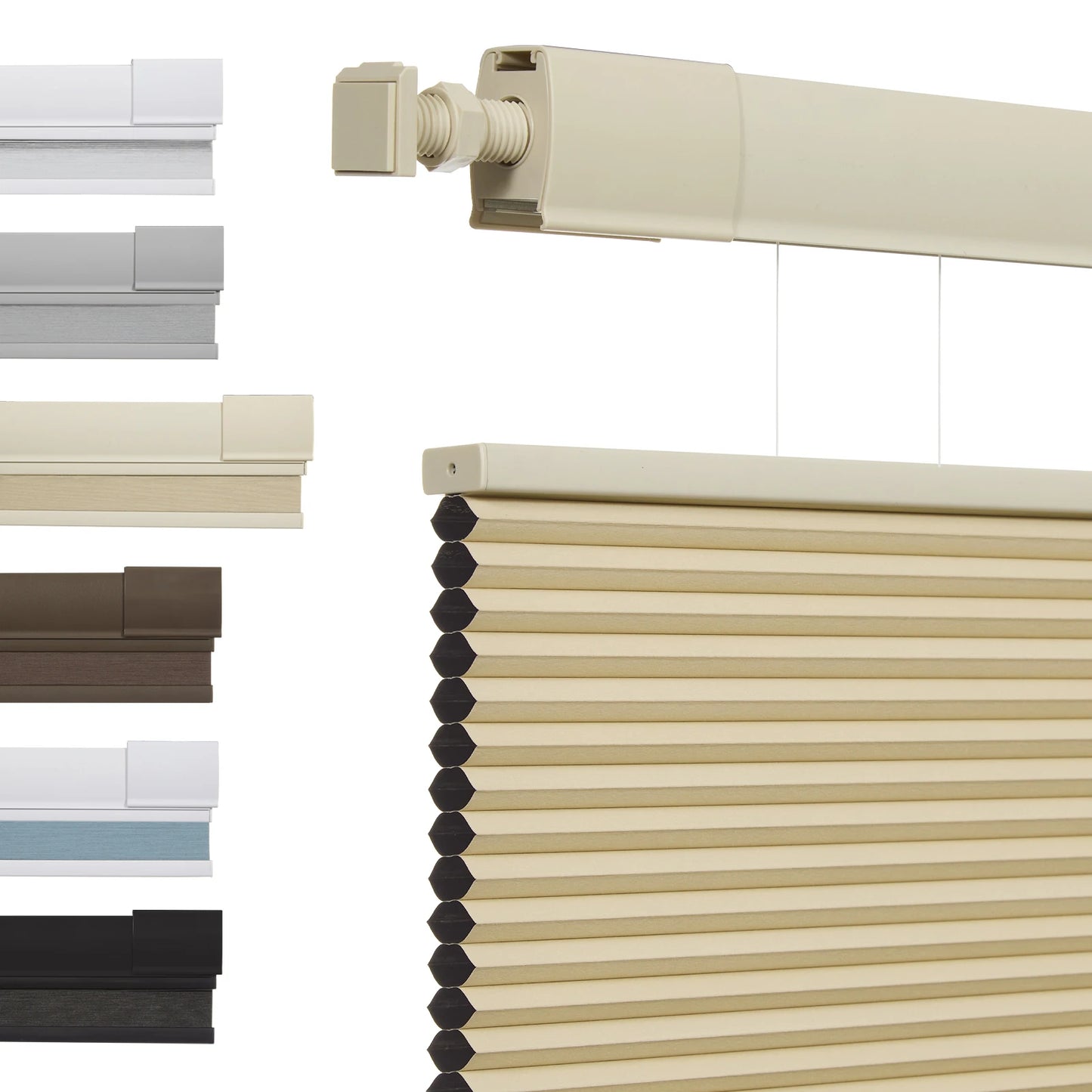 SnapFit Cordless Shades – No Drill, Instant Privacy & Light Control