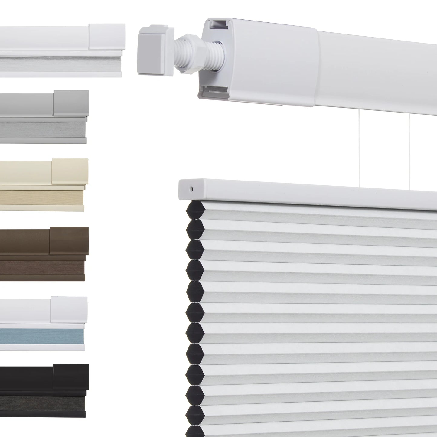 SnapFit Cordless Shades – No Drill, Instant Privacy & Light Control