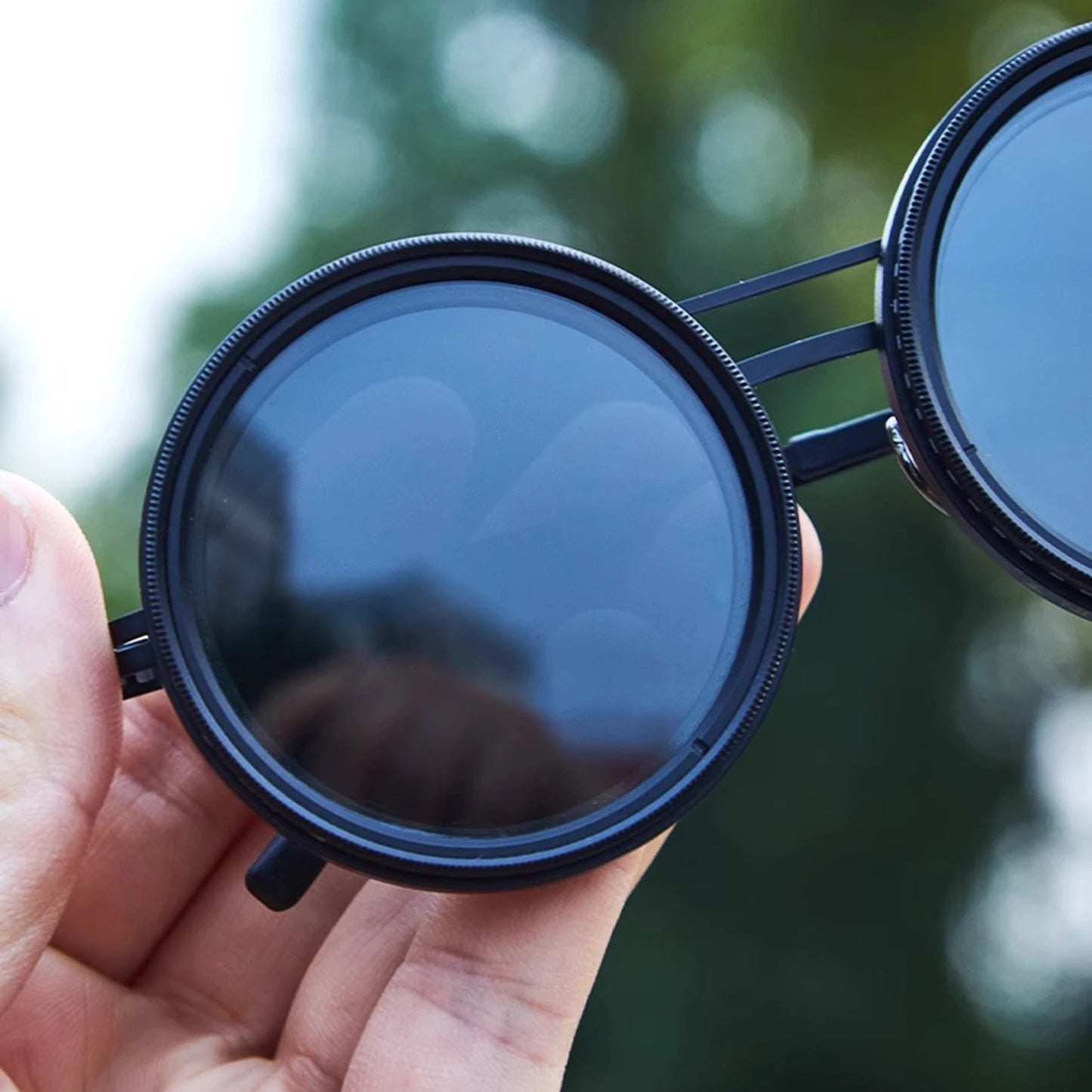 ShadeShift Sunglasses – Adjustable Tint for Any Light Condition!