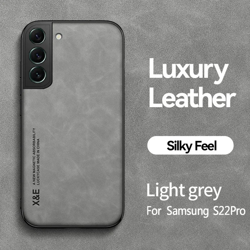Magnetic Leather Case - Shockproof for Samsung Galaxy S24/S23/S22/S21/S20 FE, S10+