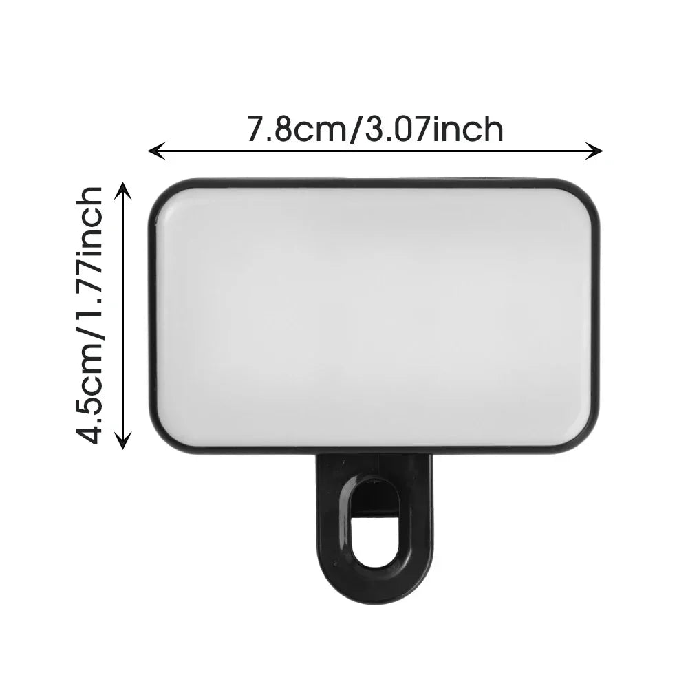 Mini Rechargeable Cellphone Selfie Light for iPhone Photography