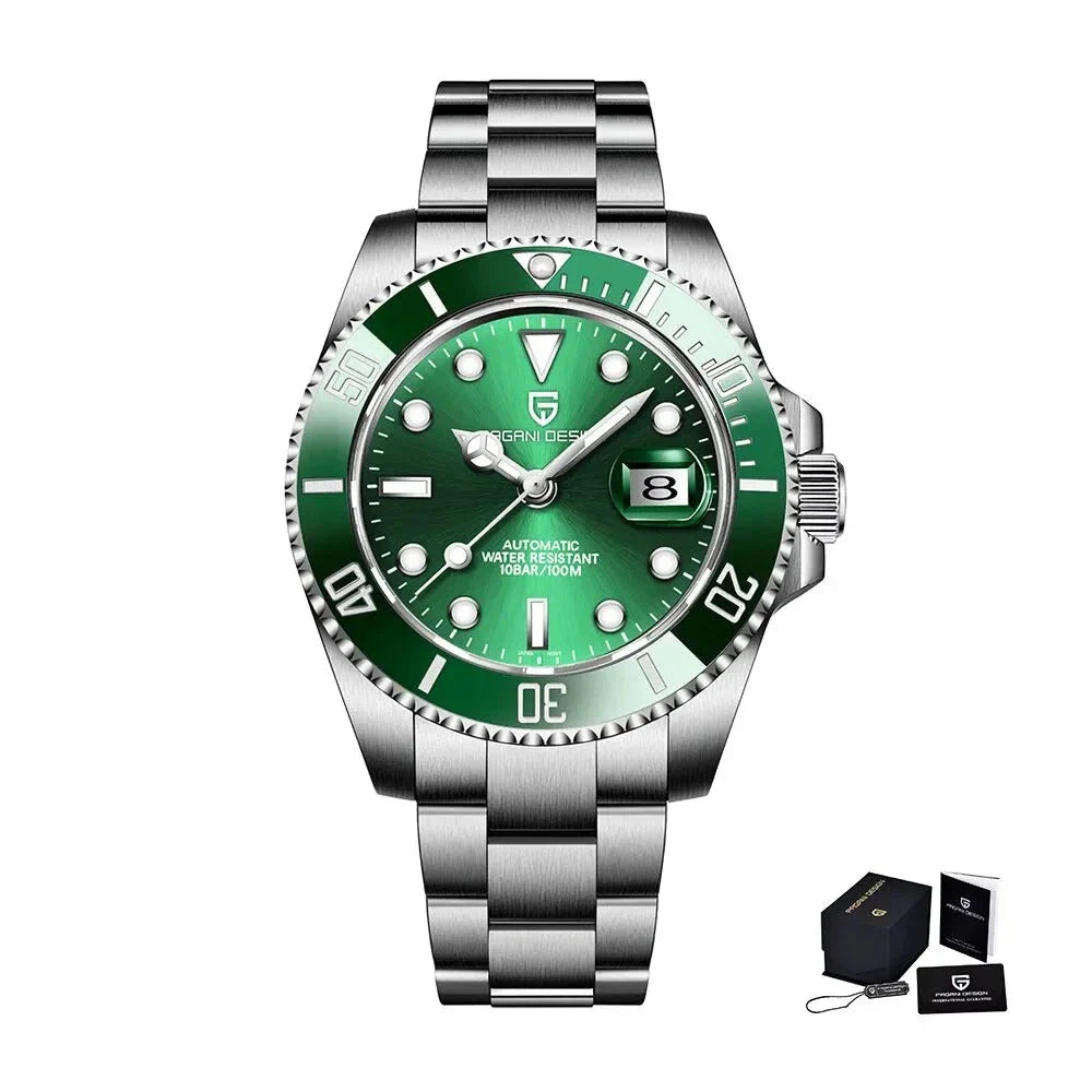 New 40mm Men Automatic Mechanical Watches Men Luxury