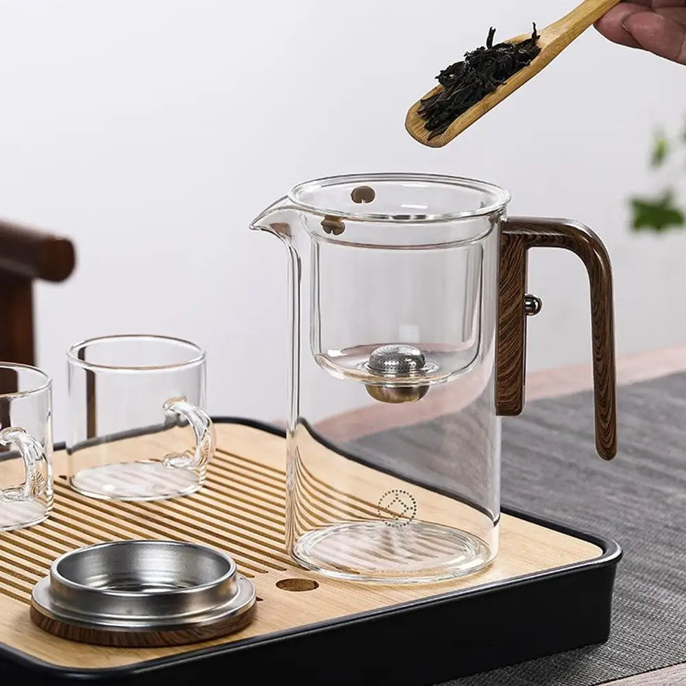 PureBrew Glass Teapot – Elegant Infusion for Perfect Herbal Tea
