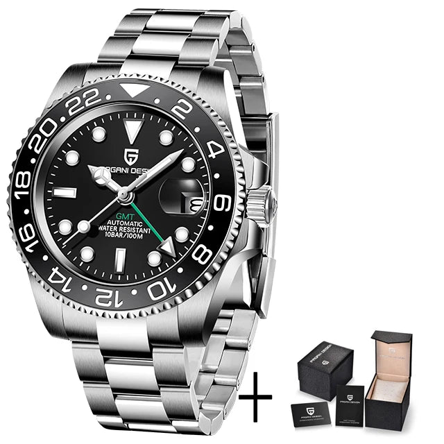 New 40mm Men Automatic Mechanical Watches Men Luxury