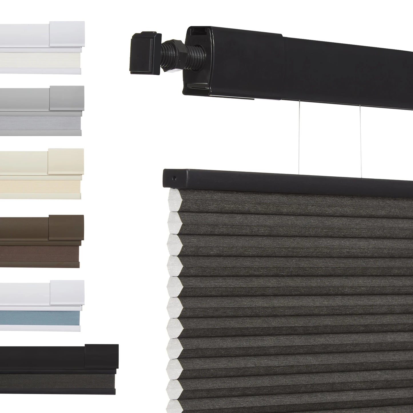 SnapFit Cordless Shades – No Drill, Instant Privacy & Light Control
