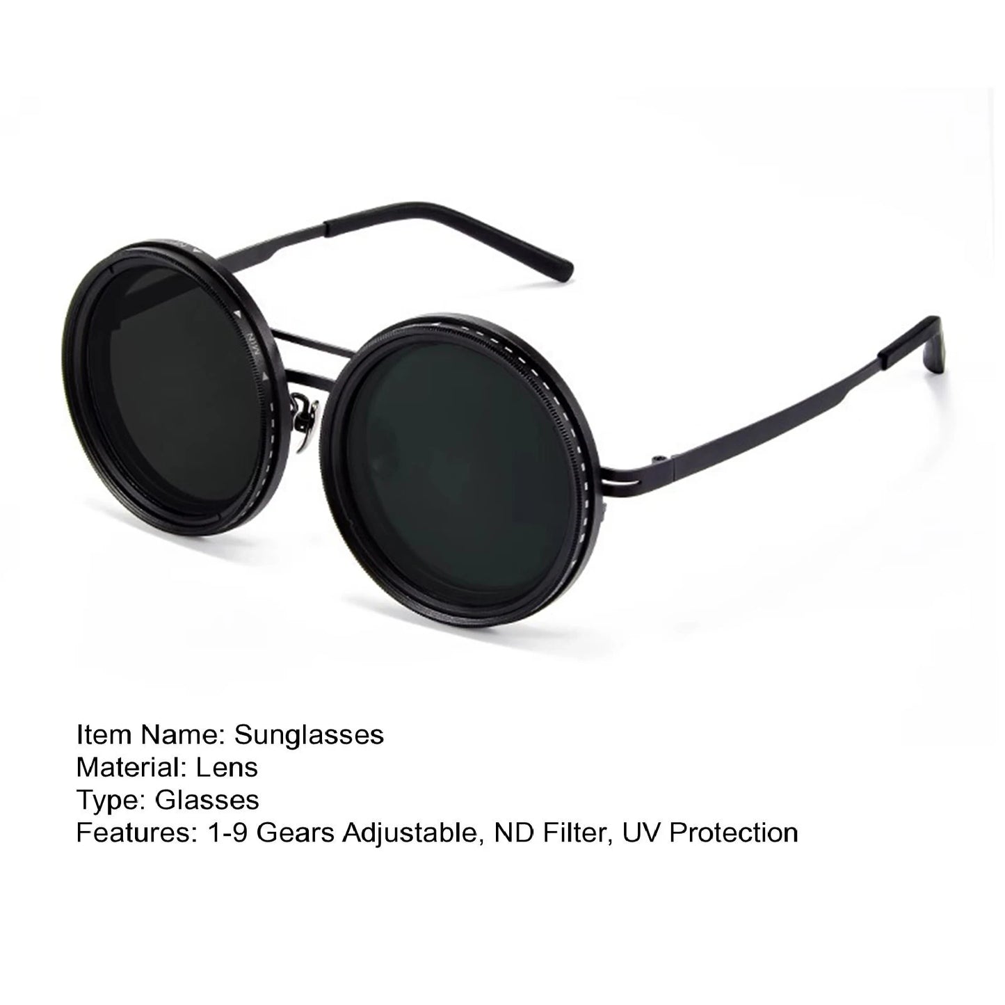 ShadeShift Sunglasses – Adjustable Tint for Any Light Condition!