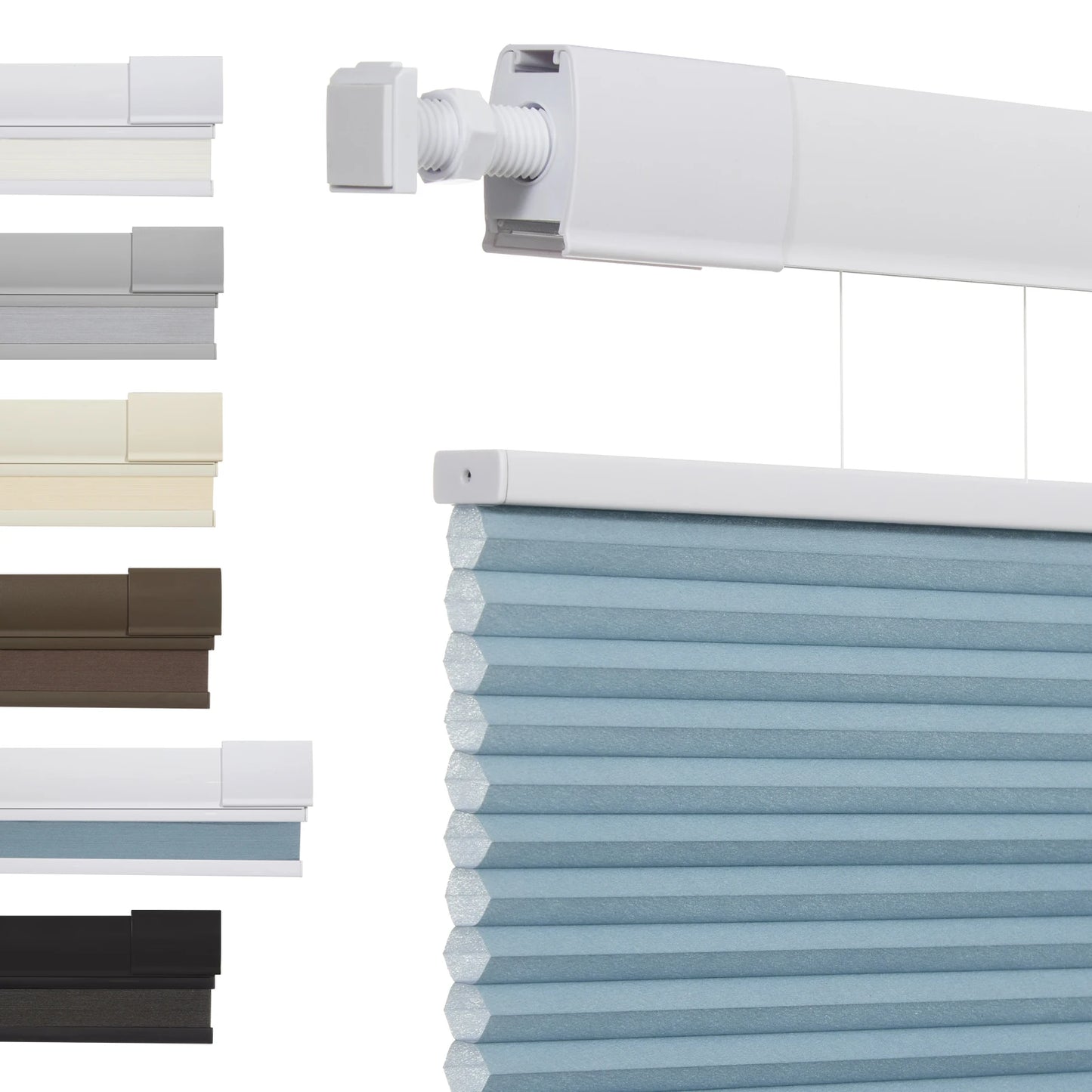 SnapFit Cordless Shades – No Drill, Instant Privacy & Light Control