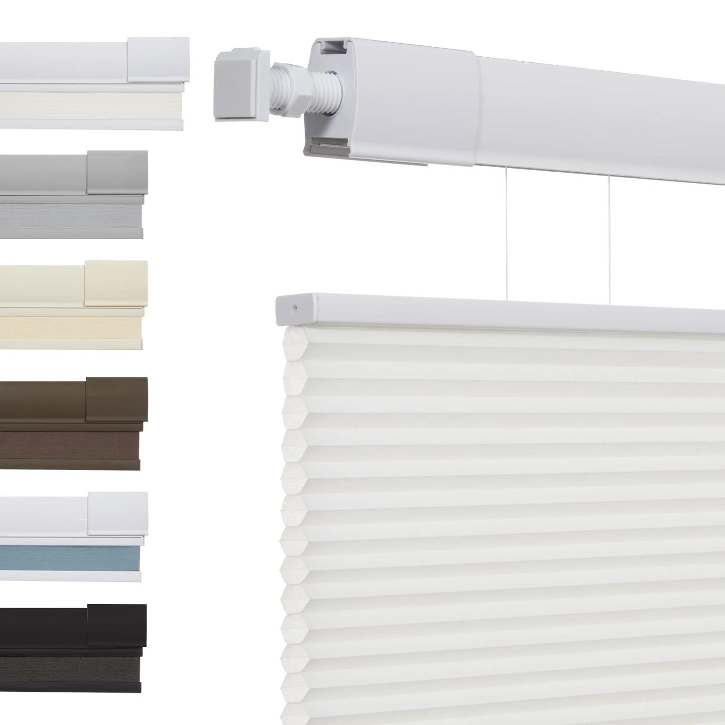 SnapFit Cordless Shades – No Drill, Instant Privacy & Light Control