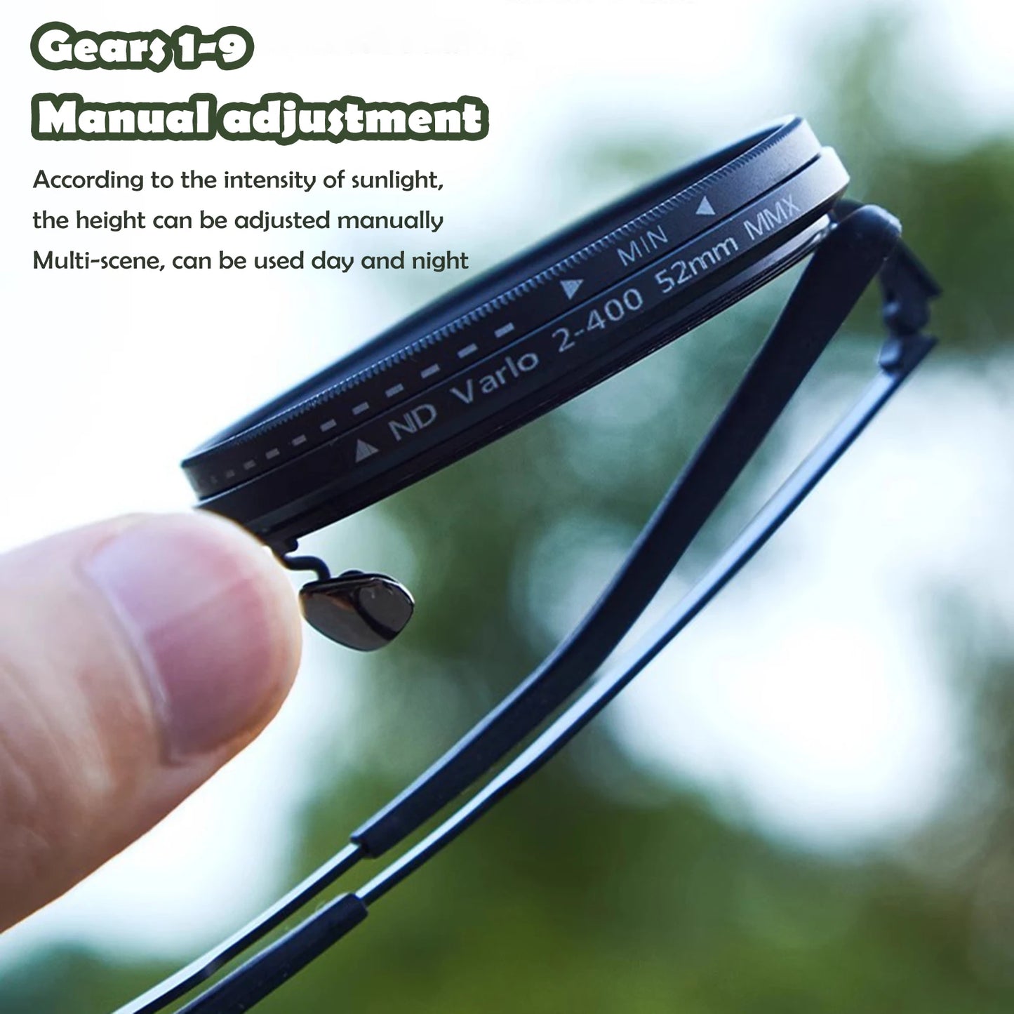 ShadeShift Sunglasses – Adjustable Tint for Any Light Condition!