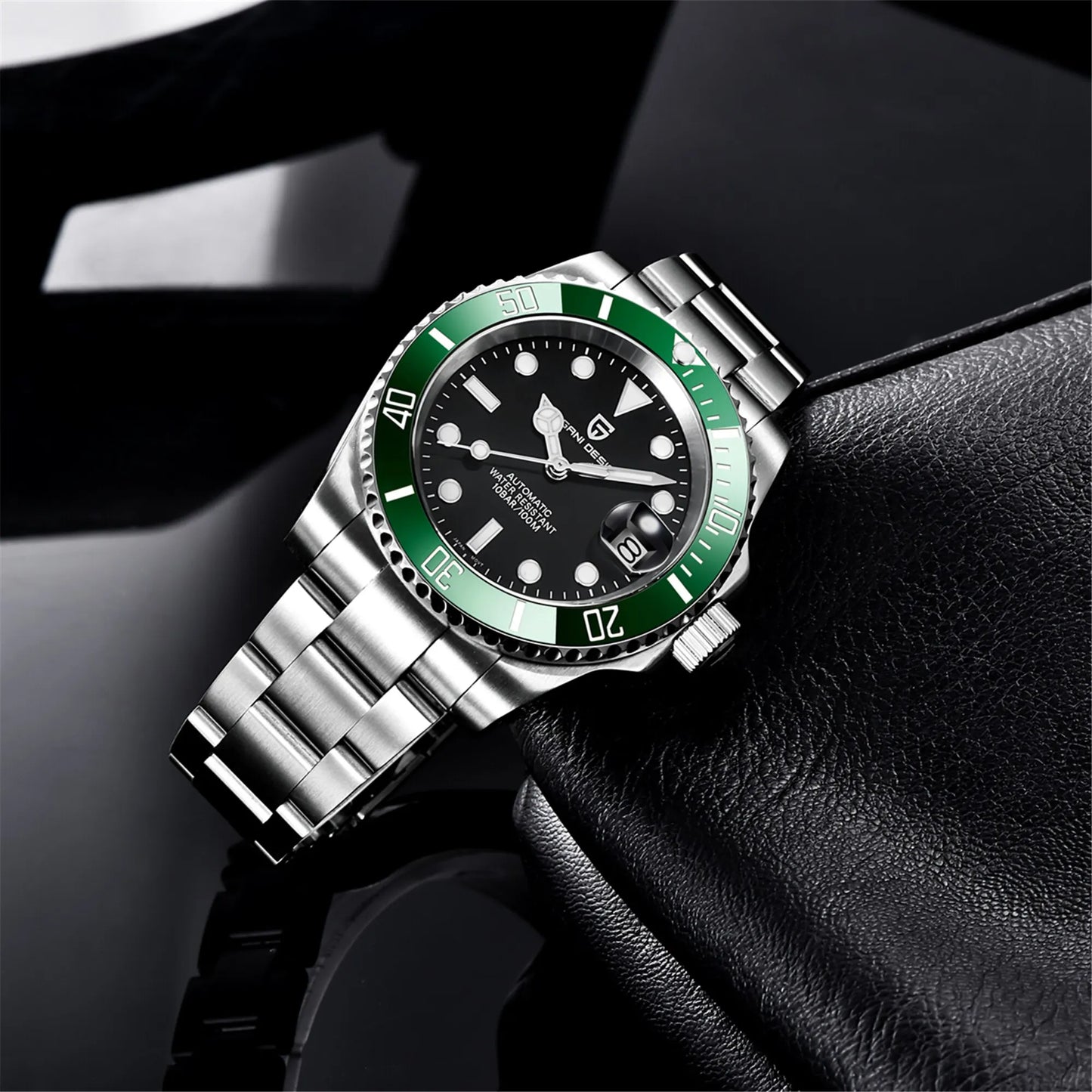 New 40mm Men Automatic Mechanical Watches Men Luxury