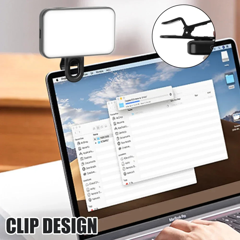 Mini Rechargeable Cellphone Selfie Light for iPhone Photography