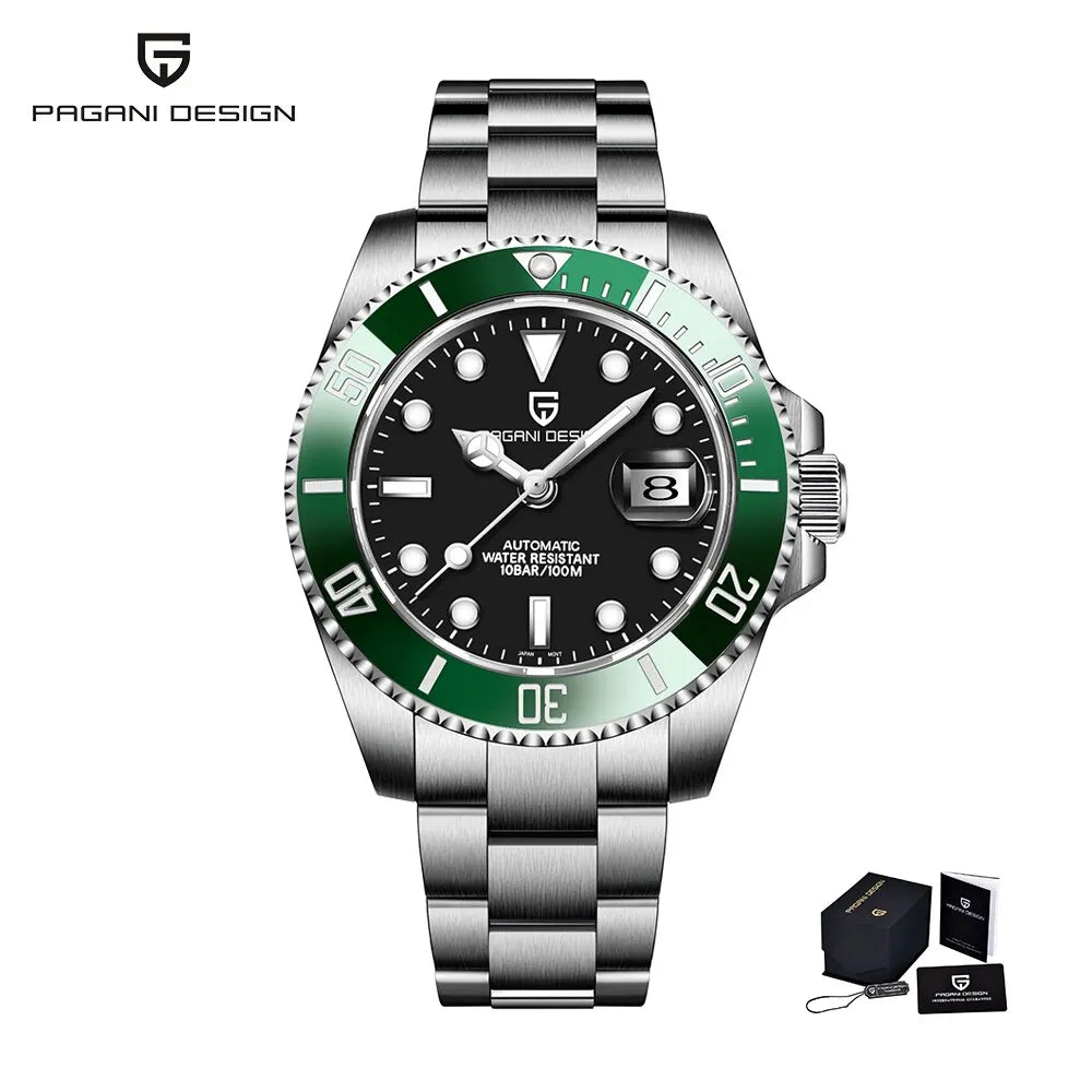 New 40mm Men Automatic Mechanical Watches Men Luxury