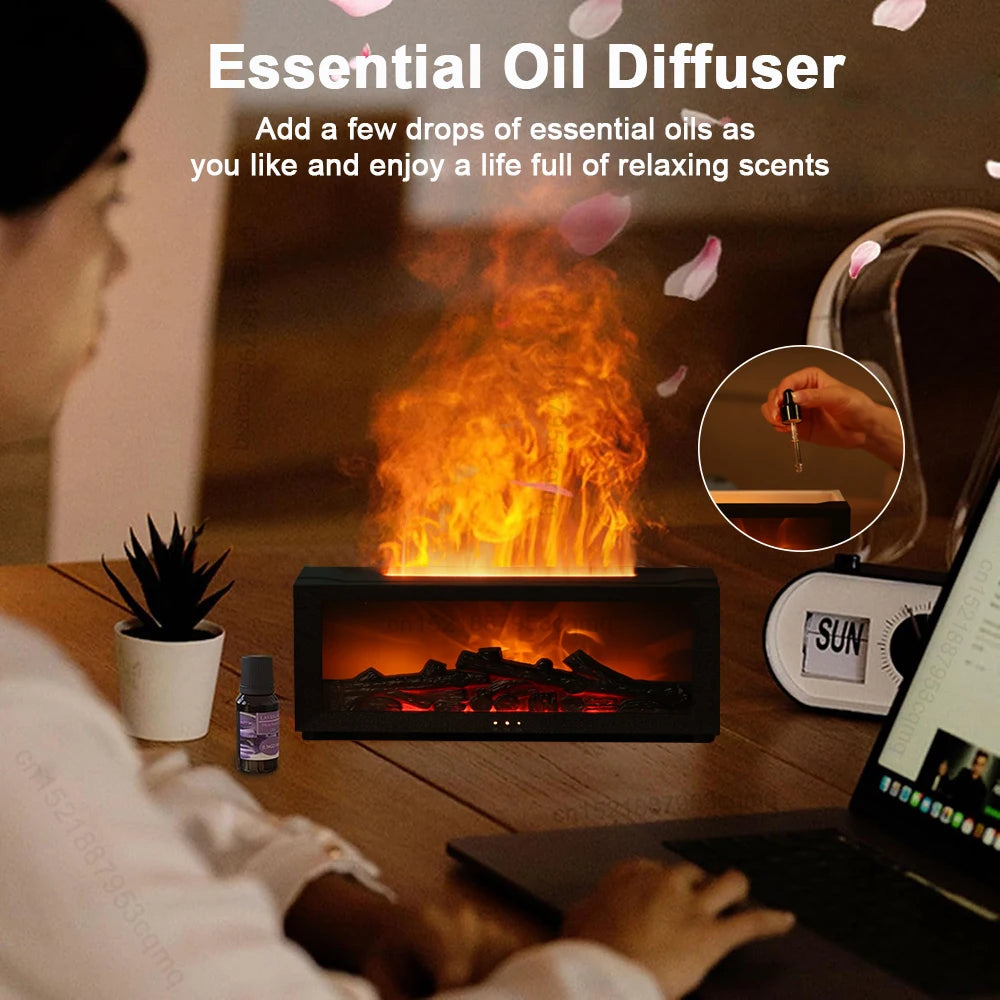 Mini Fireplace Lamp: Soothe, Relax, and Unwind Anywhere