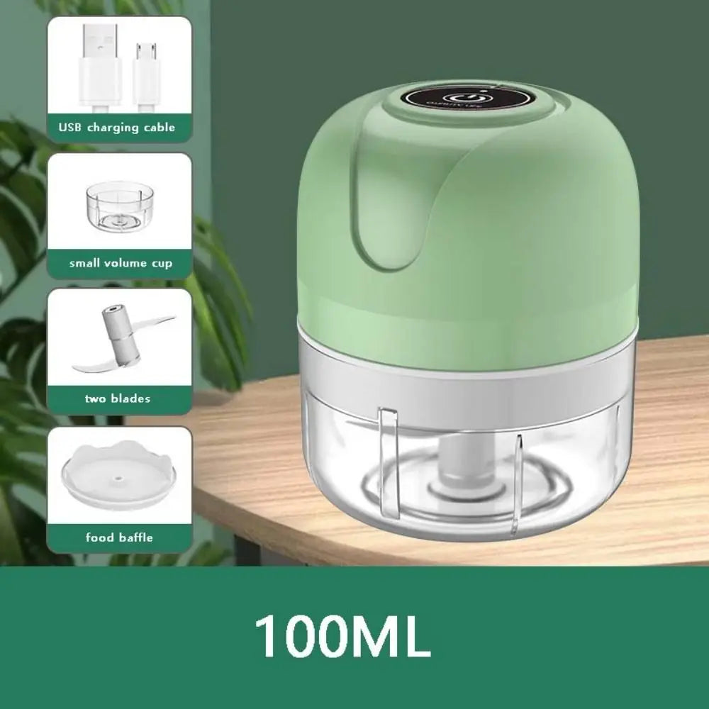 USB Rechargeable Mini Electric Garlic and Food Chopper