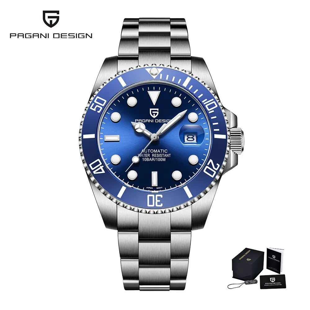 New 40mm Men Automatic Mechanical Watches Men Luxury