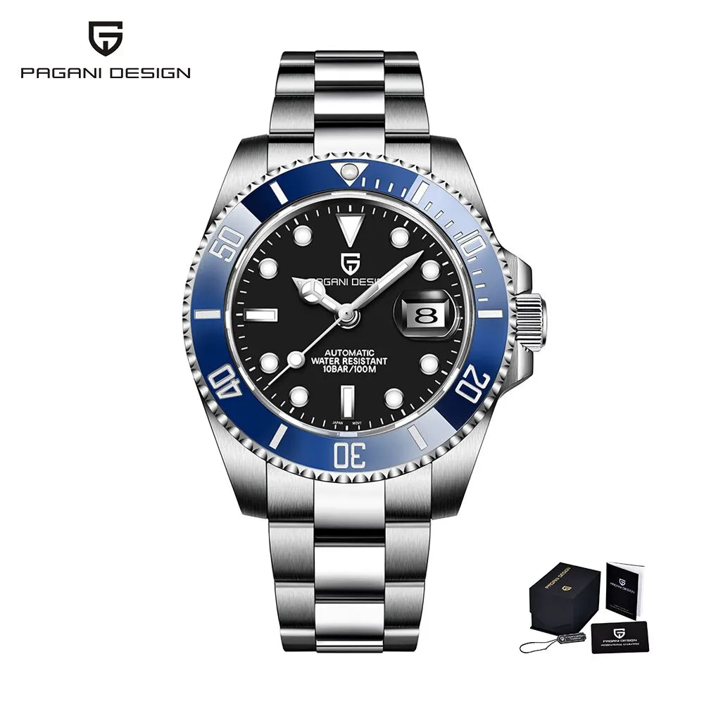 New 40mm Men Automatic Mechanical Watches Men Luxury