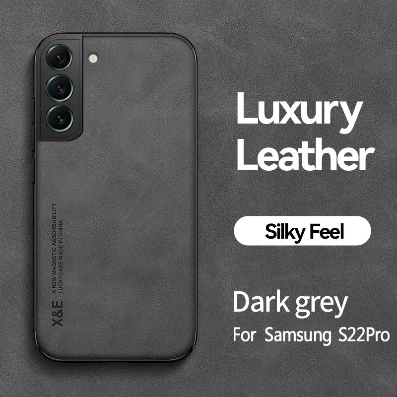 Magnetic Leather Case - Shockproof for Samsung Galaxy S24/S23/S22/S21/S20 FE, S10+