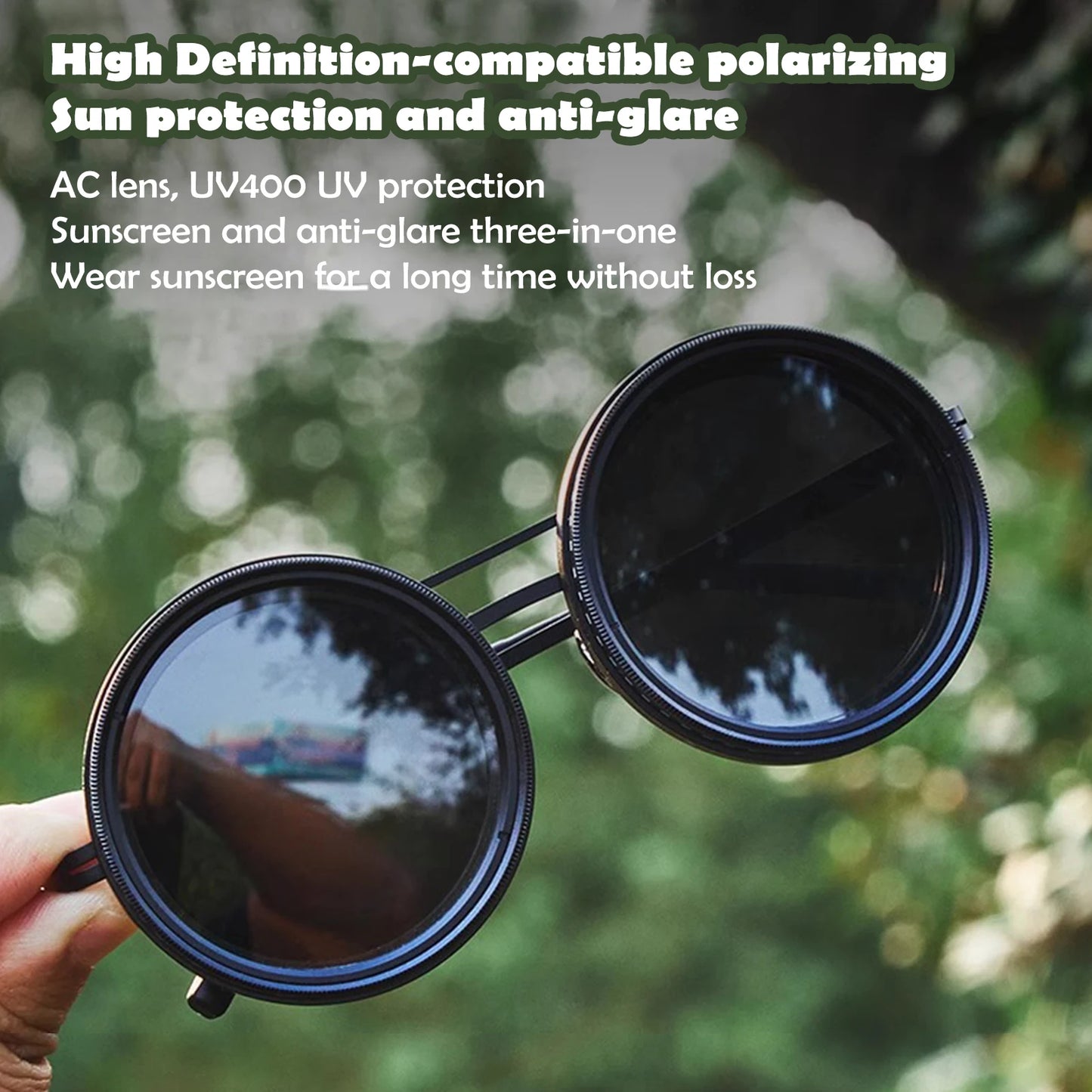 ShadeShift Sunglasses – Adjustable Tint for Any Light Condition!