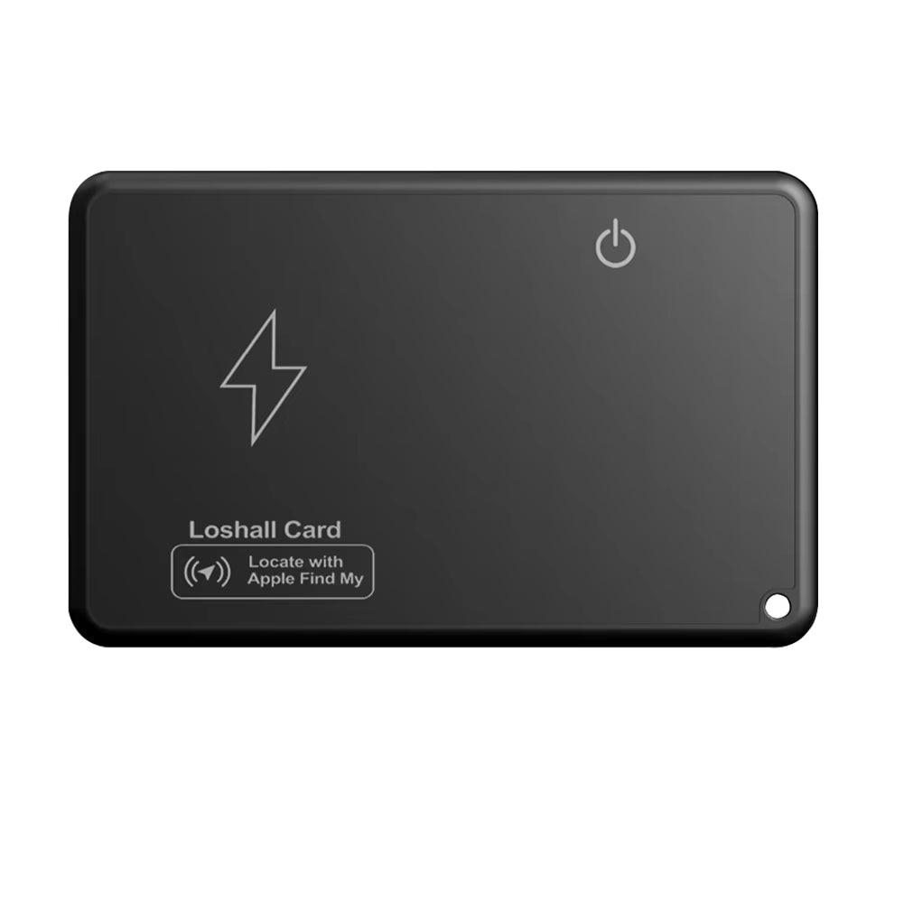 Wireless Charging GPS Tracker Card – Smart Mini Wallet Locator for iPhone Find My (AirTag Alternative)