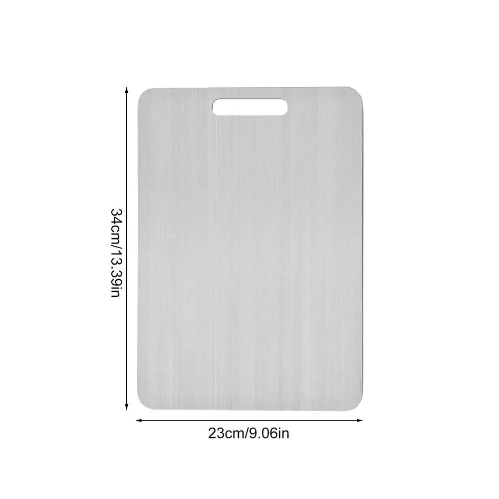 Stainless Steel Chopping Board – Non-Absorbent & Bacteria-Resistant Surface