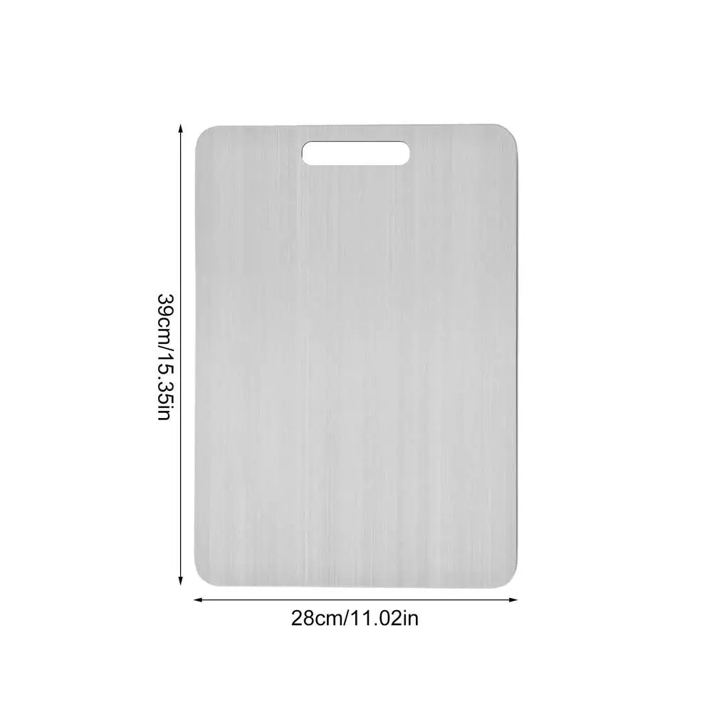 Stainless Steel Chopping Board – Non-Absorbent & Bacteria-Resistant Surface