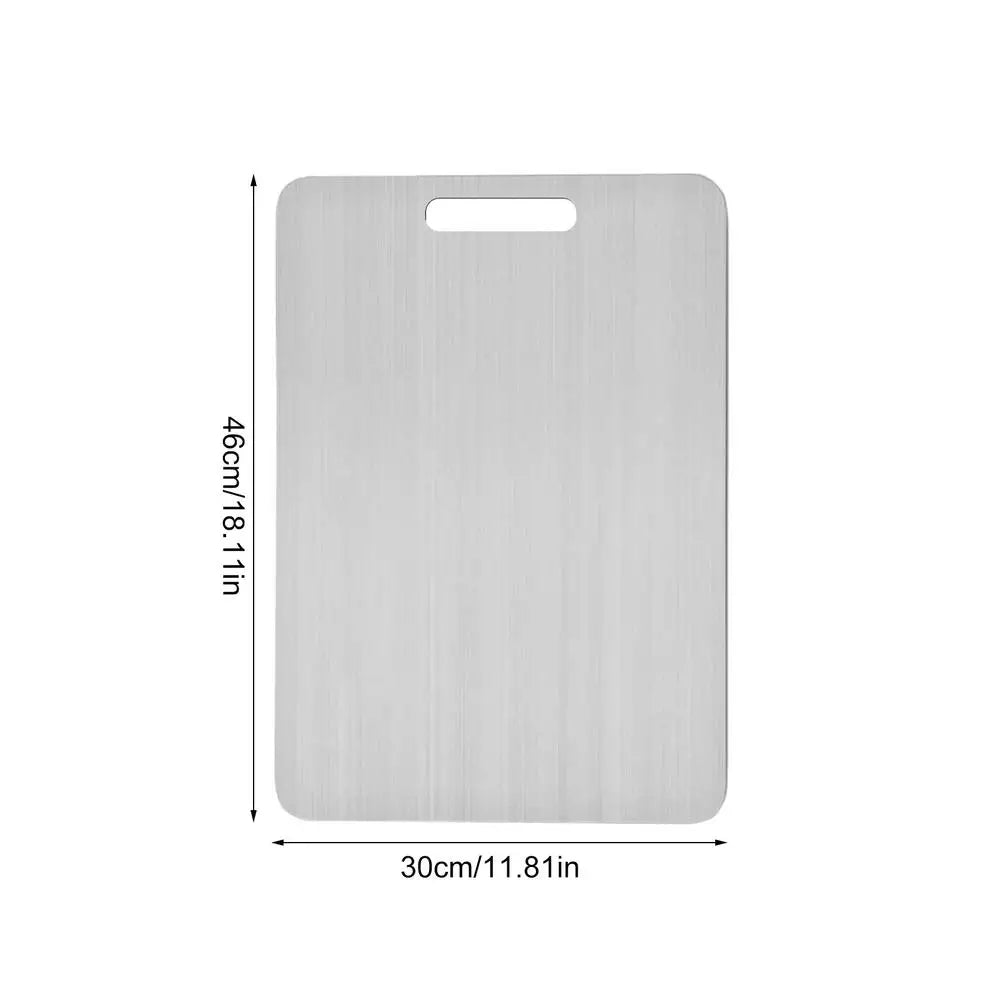 Stainless Steel Chopping Board – Non-Absorbent & Bacteria-Resistant Surface